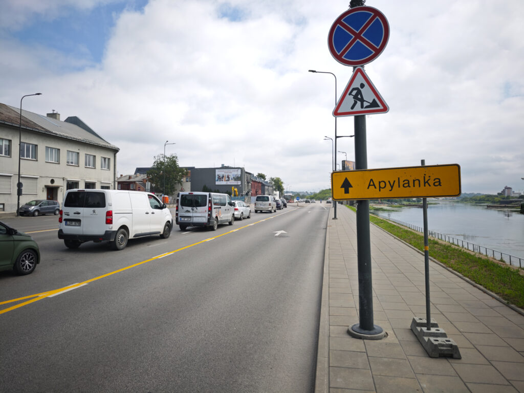 pagal nupaišytas linijas susigaudyti nelengva – Kas vyksta Kaune