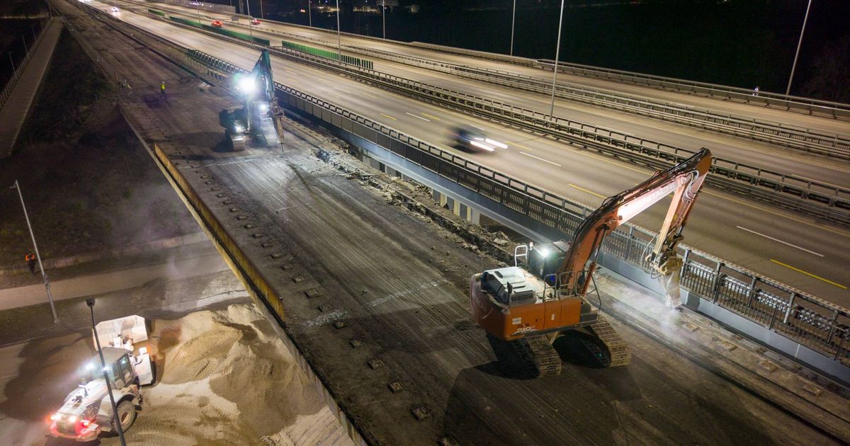 Naktį pradėtas griauti A1 viadukas per Jonavos gatvę